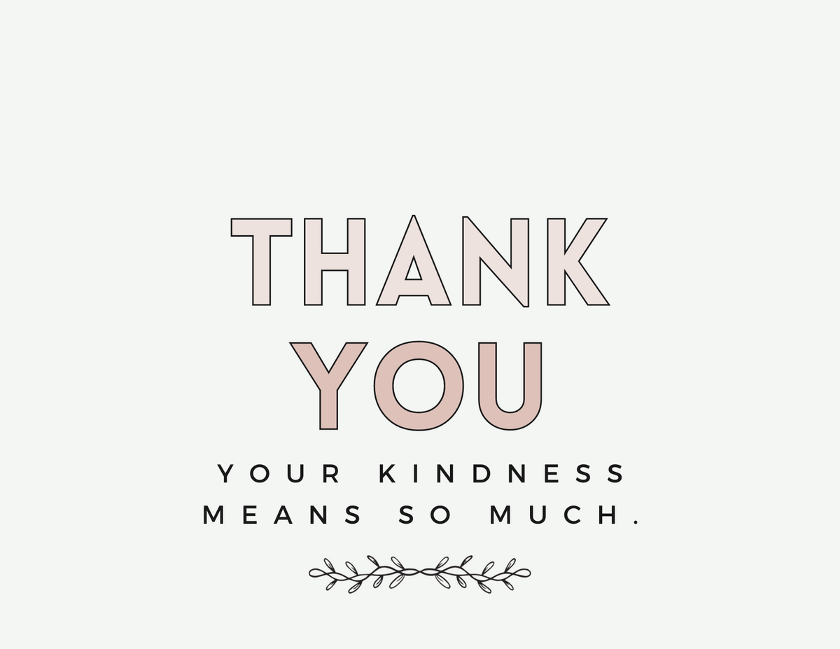 THANK YOU - kindness card – mamabsmessages