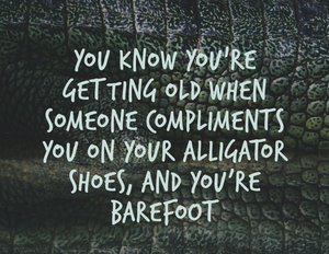 Alligator Shoes Card