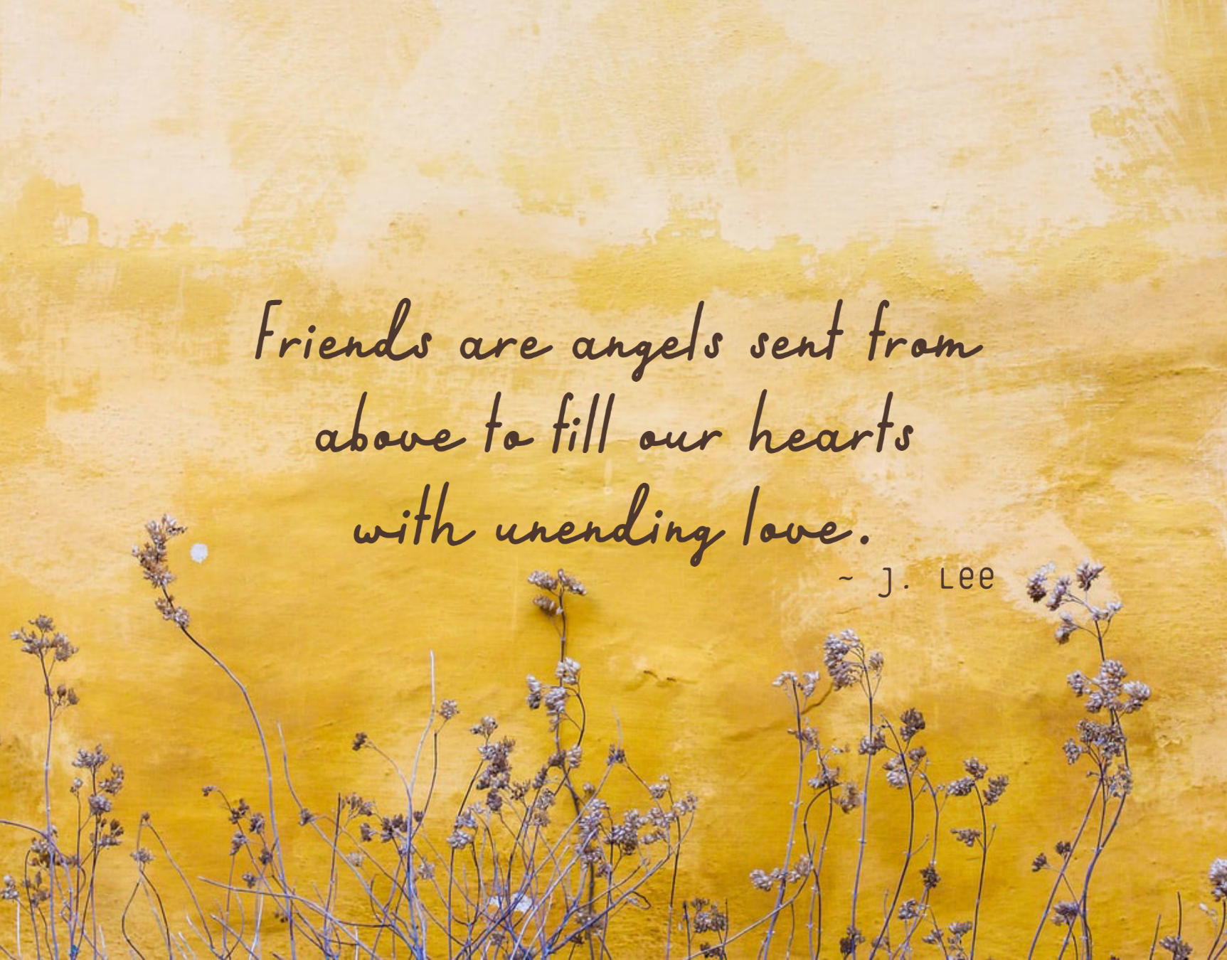 Friends Are Angels Card
