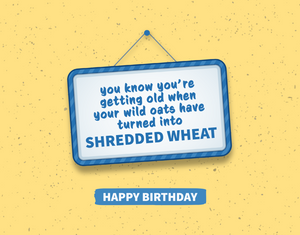 Shredded Wheat Card