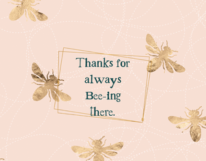 Thank You For Always Beeing There Card